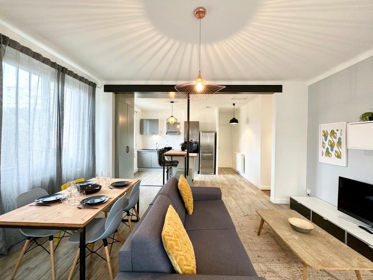 Design Moderne Spacieux - Hyper Centre - Parking Mont-de-Marsan Luaran gambar